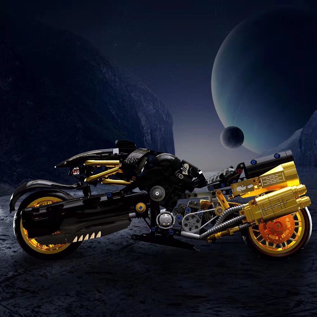 Moto Final Fantasy compatible avec briques LEGO Technic – Image 4
