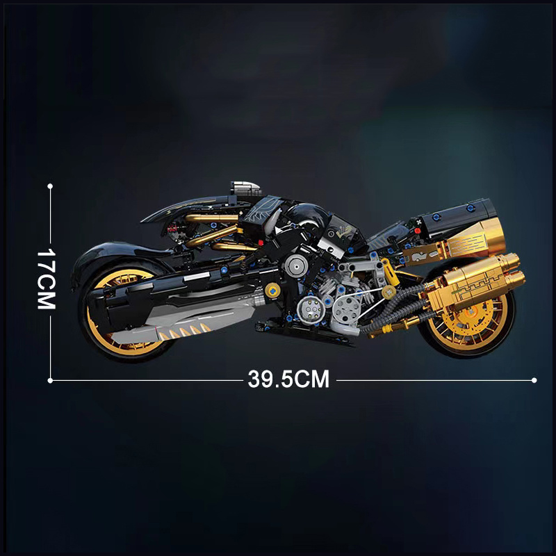 Moto Final Fantasy compatible avec briques LEGO Technic – Image 6
