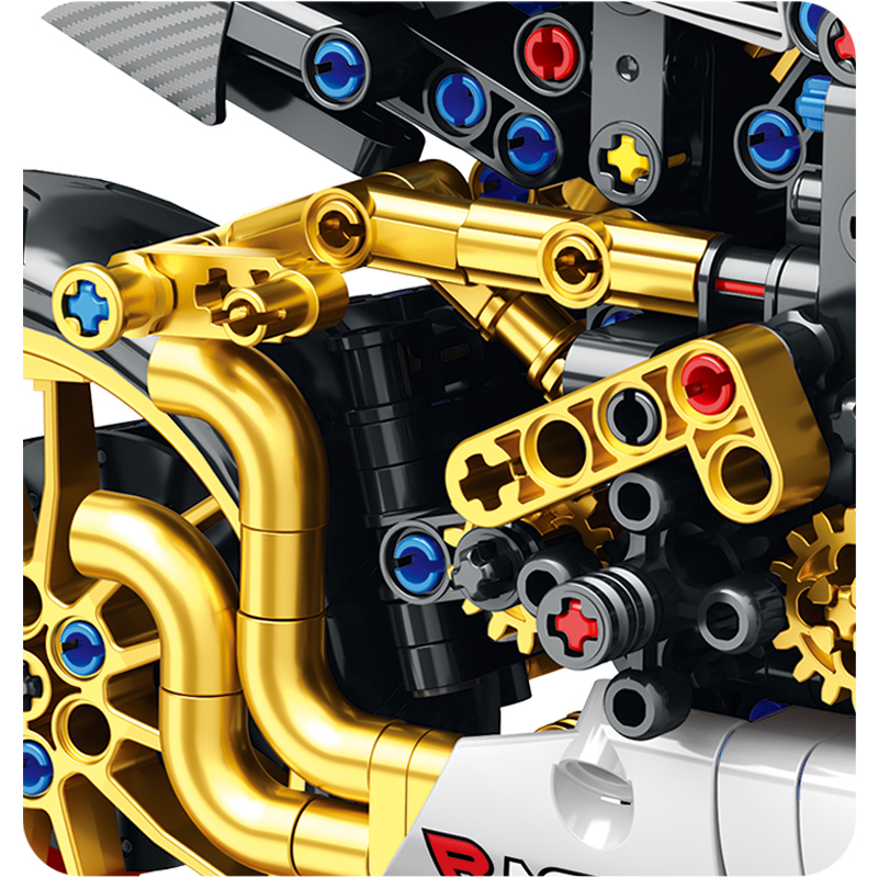 Street Fighter 06 Moto Sport compatible avec briques LEGO Technic – Image 5