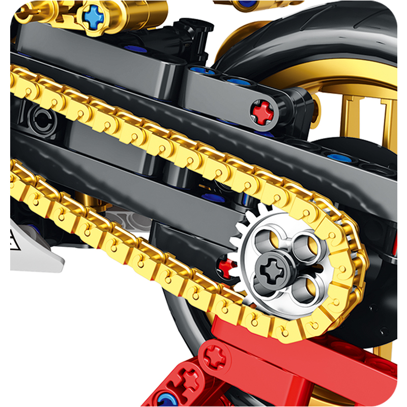 Street Fighter 06 Moto Sport compatible avec briques LEGO Technic – Image 4