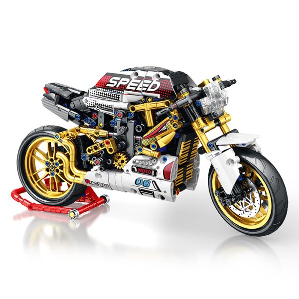 Street Fighter 06 Moto Sport compatible avec briques LEGO Technic