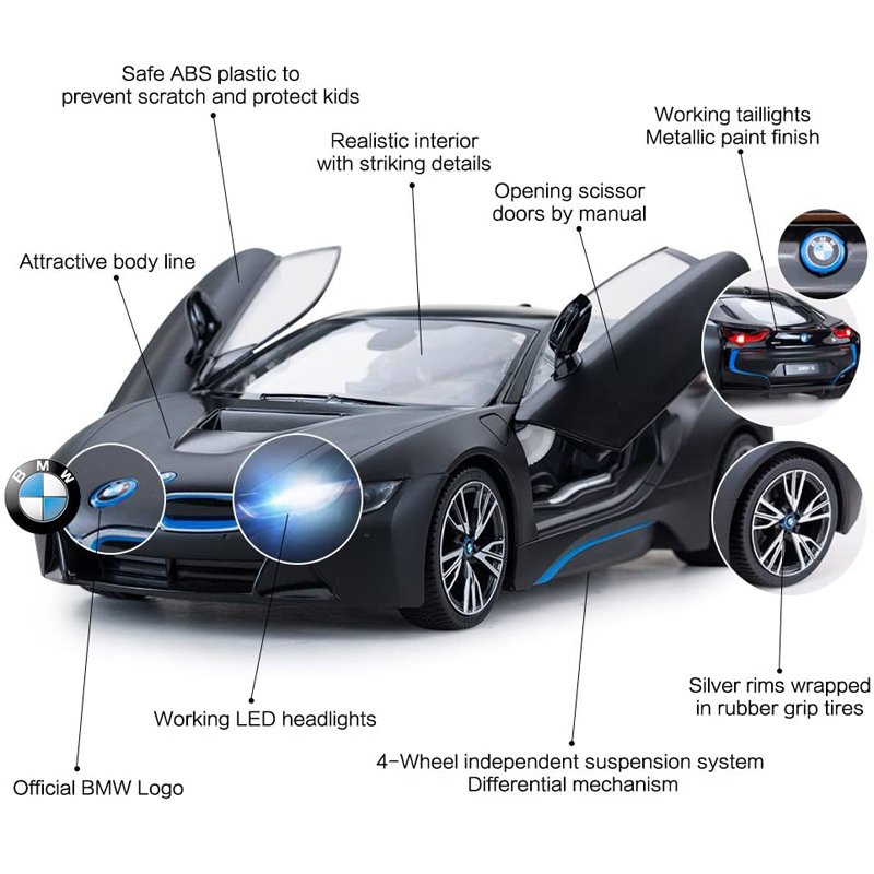 Voiture télécommandé BMW i8 1/14 – Image 2
