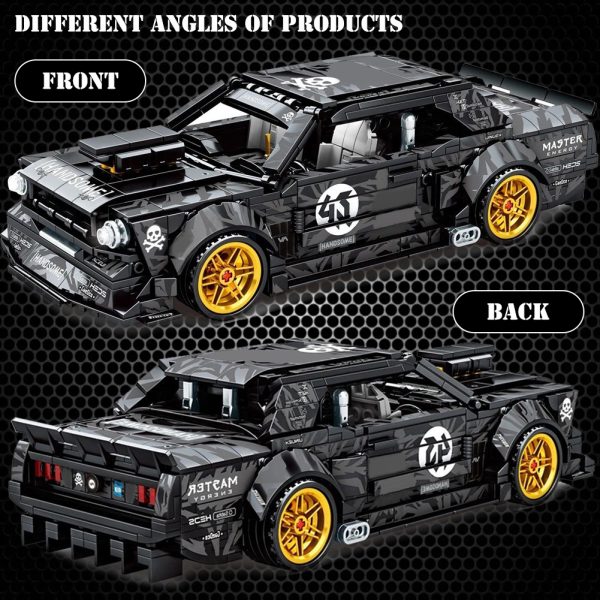 Lego Technic Voiture Ford Munstang Pull Back Voiture – Image 3