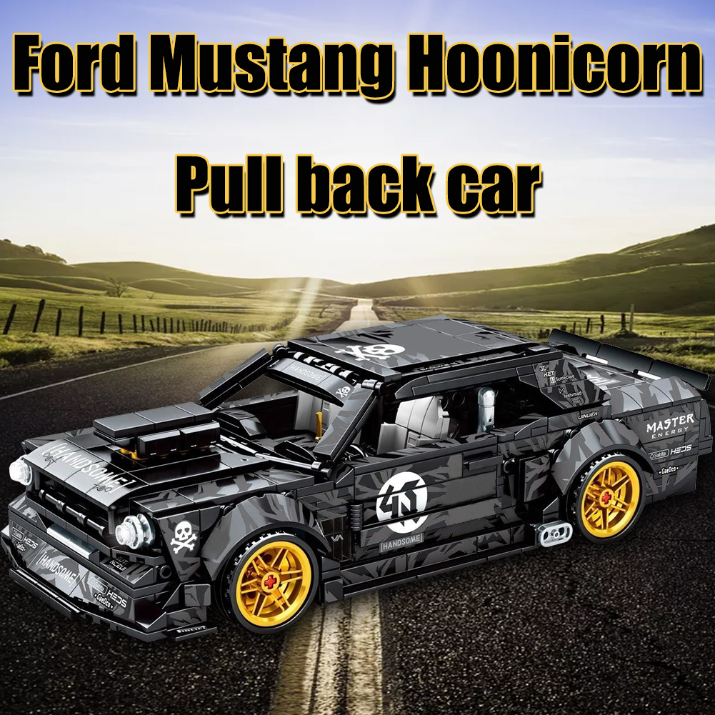 Lego Technic Voiture Ford Munstang Pull Back Voiture – Image 5