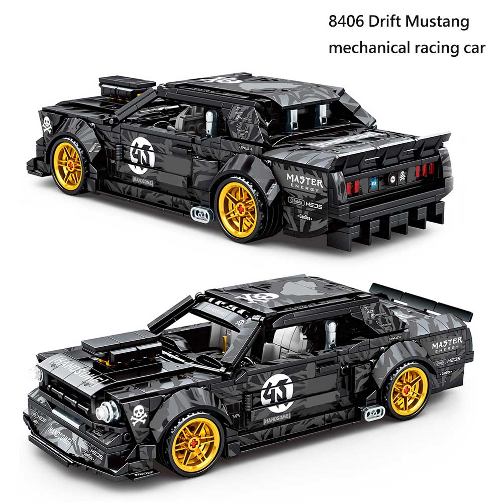 Lego Technic Voiture Ford Munstang Pull Back Voiture
