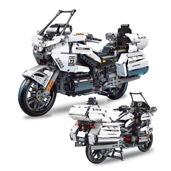 Moto Yamaha Goldwing compatible avec briques LEGO Technic