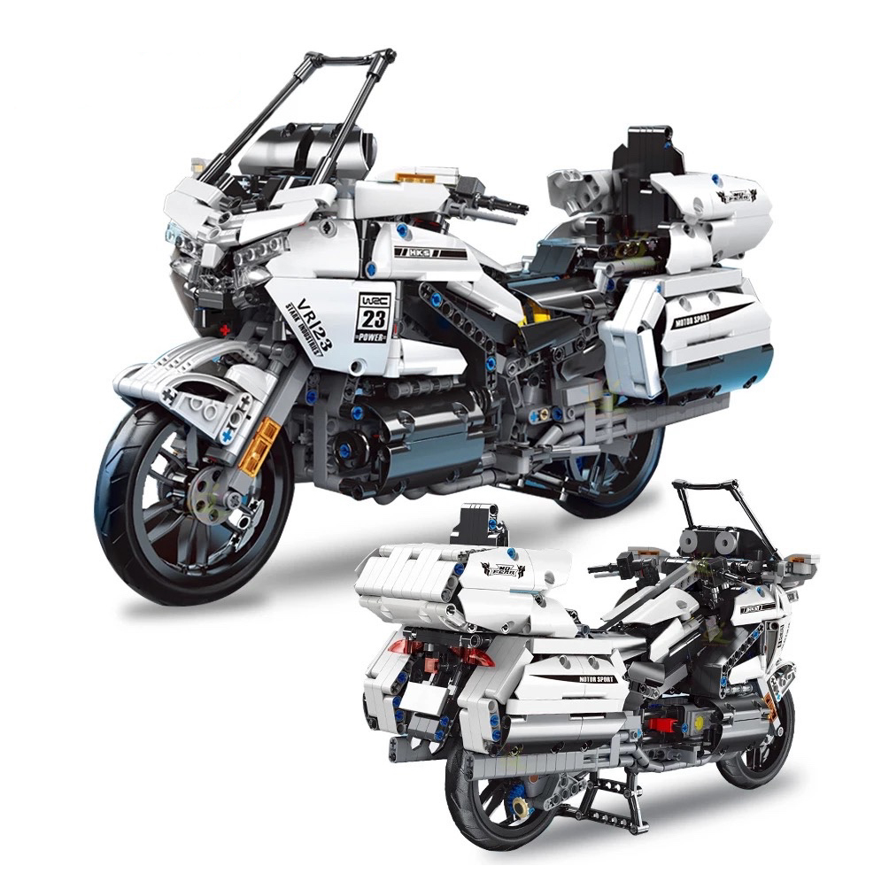 Moto Yamaha Goldwing compatible avec briques LEGO Technic