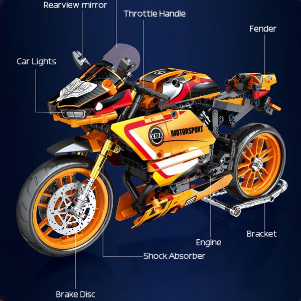 Motor sport Speed HP compatible avec briques LEGO Technic – Image 2