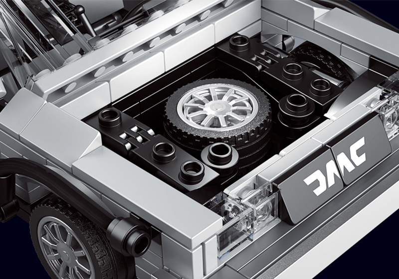 Briques de constructions de la Voiture Super Sport S9Voiture Voiture film retour vers le futur – Image 5