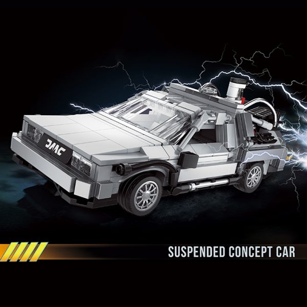 Back To The Future voiture compatible avec briques LEGO Technic – Image 2