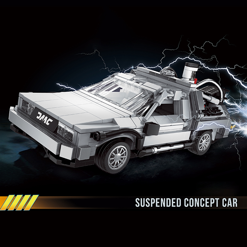Briques de constructions de la Voiture Super Sport S9Voiture Voiture film retour vers le futur – Image 2