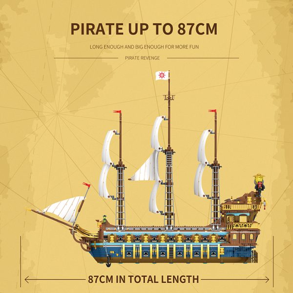LEGO Technic Bateau, Navire de pirates de la flotte royale du soleil – Image 4