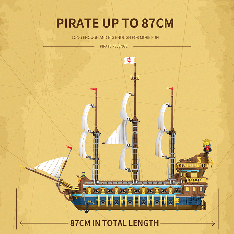 LEGO Technic Bateau, Navire de pirates de la flotte royale du soleil – Image 4