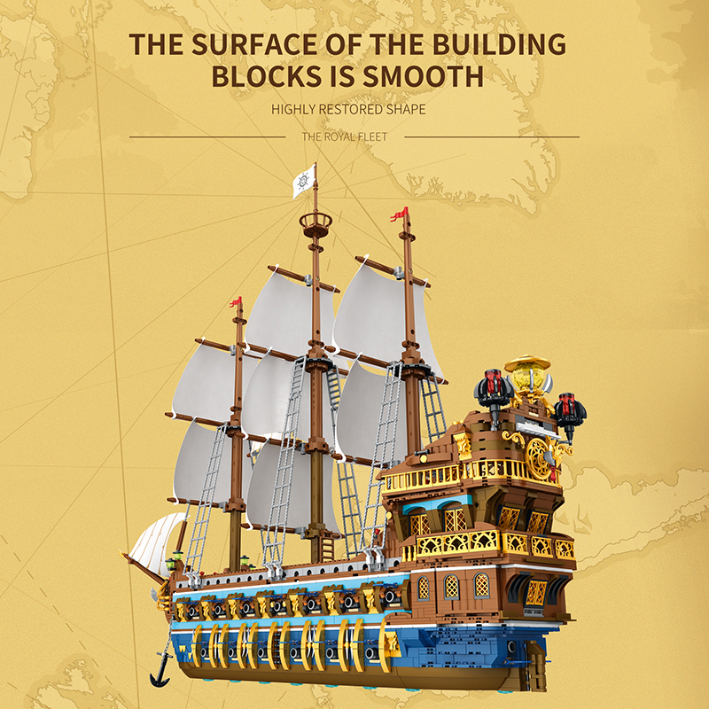 LEGO Technic Bateau, Navire de pirates de la flotte royale du soleil – Image 5