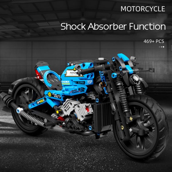 Moto Racing Speed 1600 compatible avec briques LEGO Technic – Image 3
