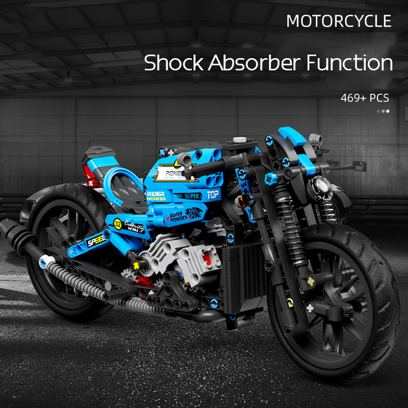 Moto Racing Speed 1600 compatible avec briques LEGO Technic – Image 3