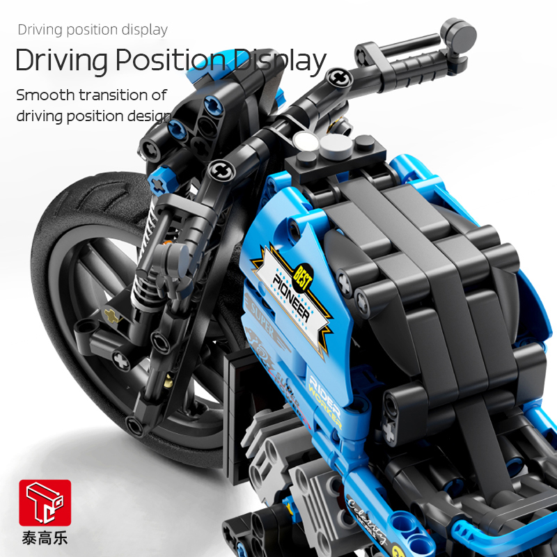 Moto Racing Speed 1600 compatible avec briques LEGO Technic – Image 5
