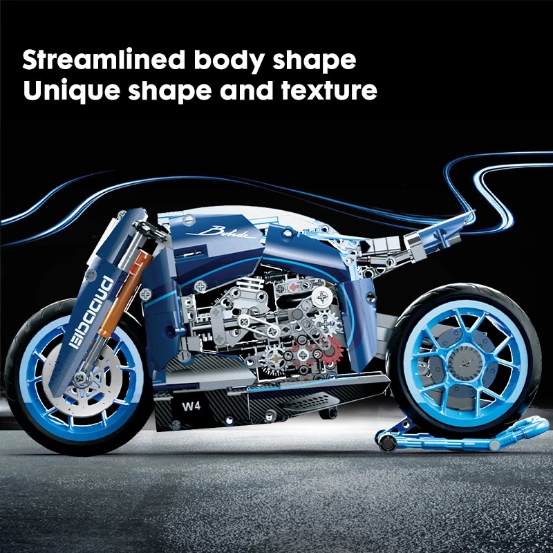 Lego Technic Moto – Donnuci W4 – Image 3