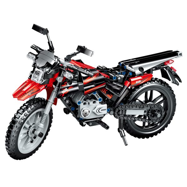 Motocross pour enfants compatible avec briques LEGO Technic – Image 5