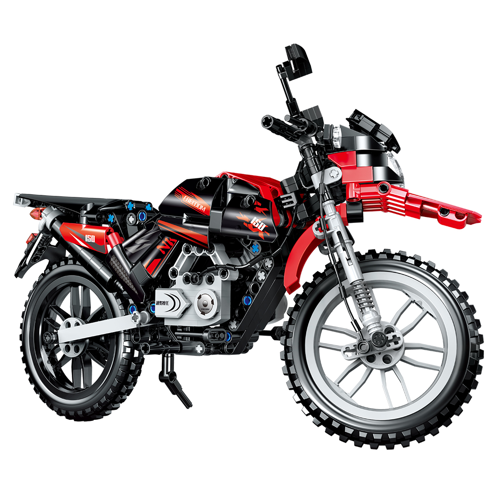 Motocross pour enfants compatible avec briques LEGO Technic – Image 6