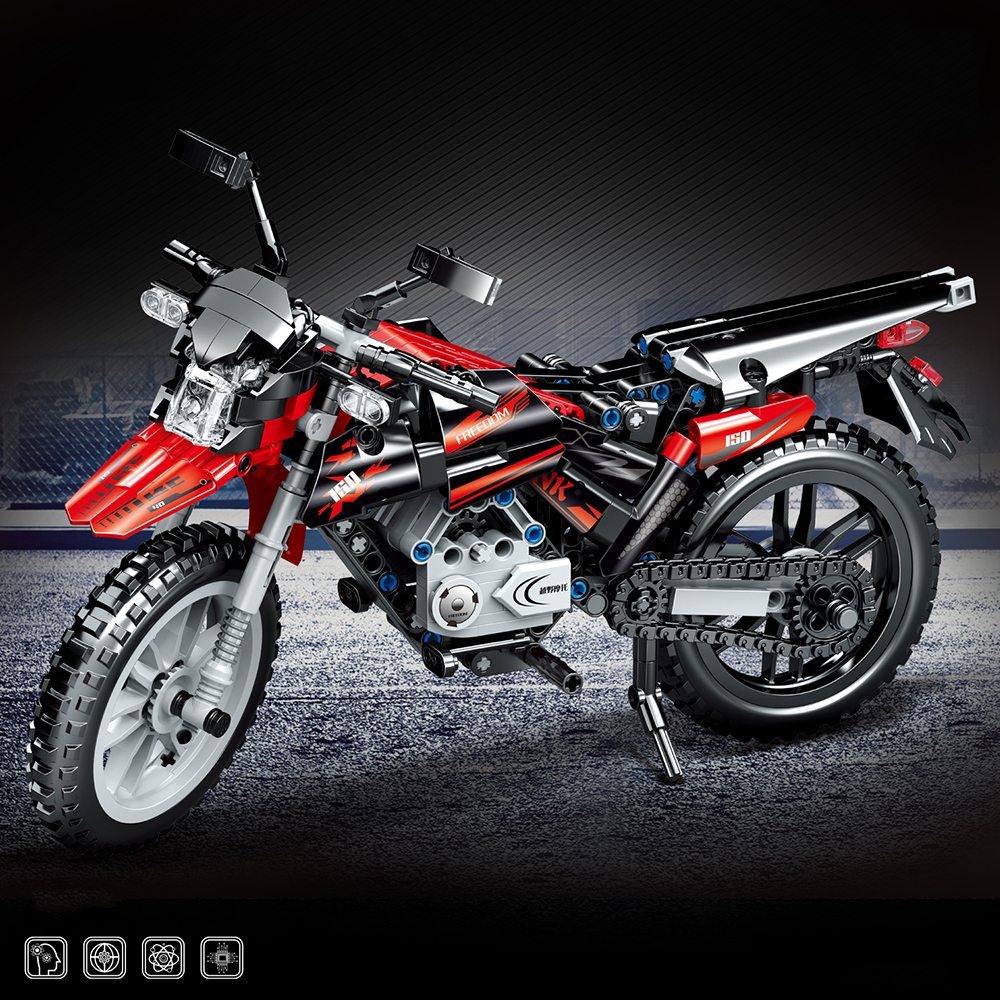 Motocross pour enfants compatible avec briques LEGO Technic