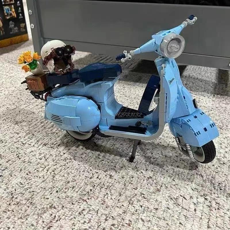 Blue Vespa compatible avec briques LEGO Technic – Image 2