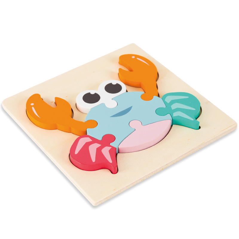 Jouets éducatifs Puzzle 3D en bois de haute qualité pour bébé – Image 5