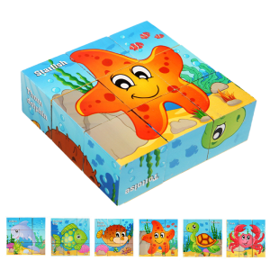 Jouet éducatif Puzzle 3D en bois pour enfants
