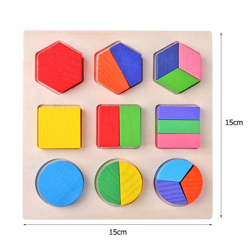 Jouet éducatifs Puzzle géométrique en bois – Image 6