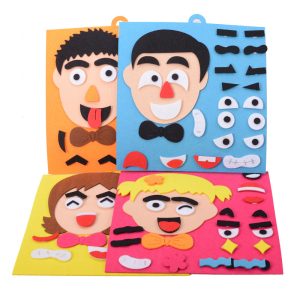 Jouets éducatifs - Puzzle Émotions Changeantes de 30x30cm
