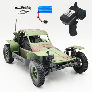 Voiture télécommandée de militaire en métal 1/16