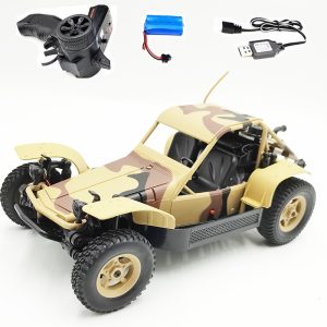 Voiture télécommandée de militaire en métal 1/16 Jaune