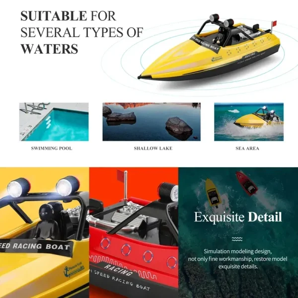 Bateaux télécommandé Jaune – Image 2