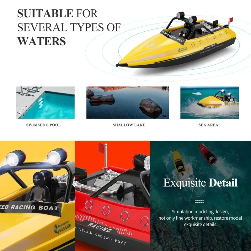 Bateaux télécommandé Jaune – Image 2