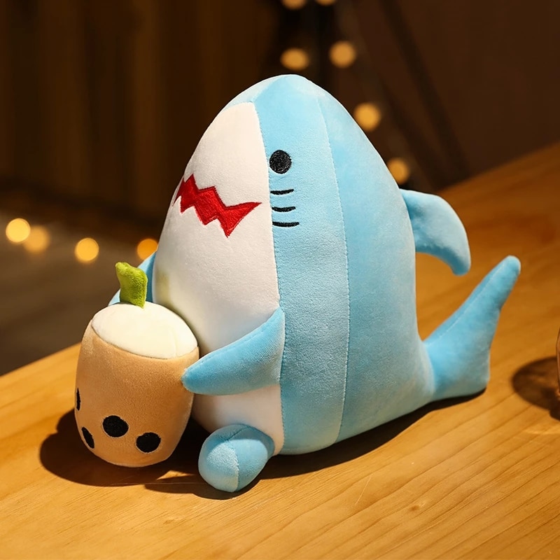 Bubble Tea - Peluche oreiller requin