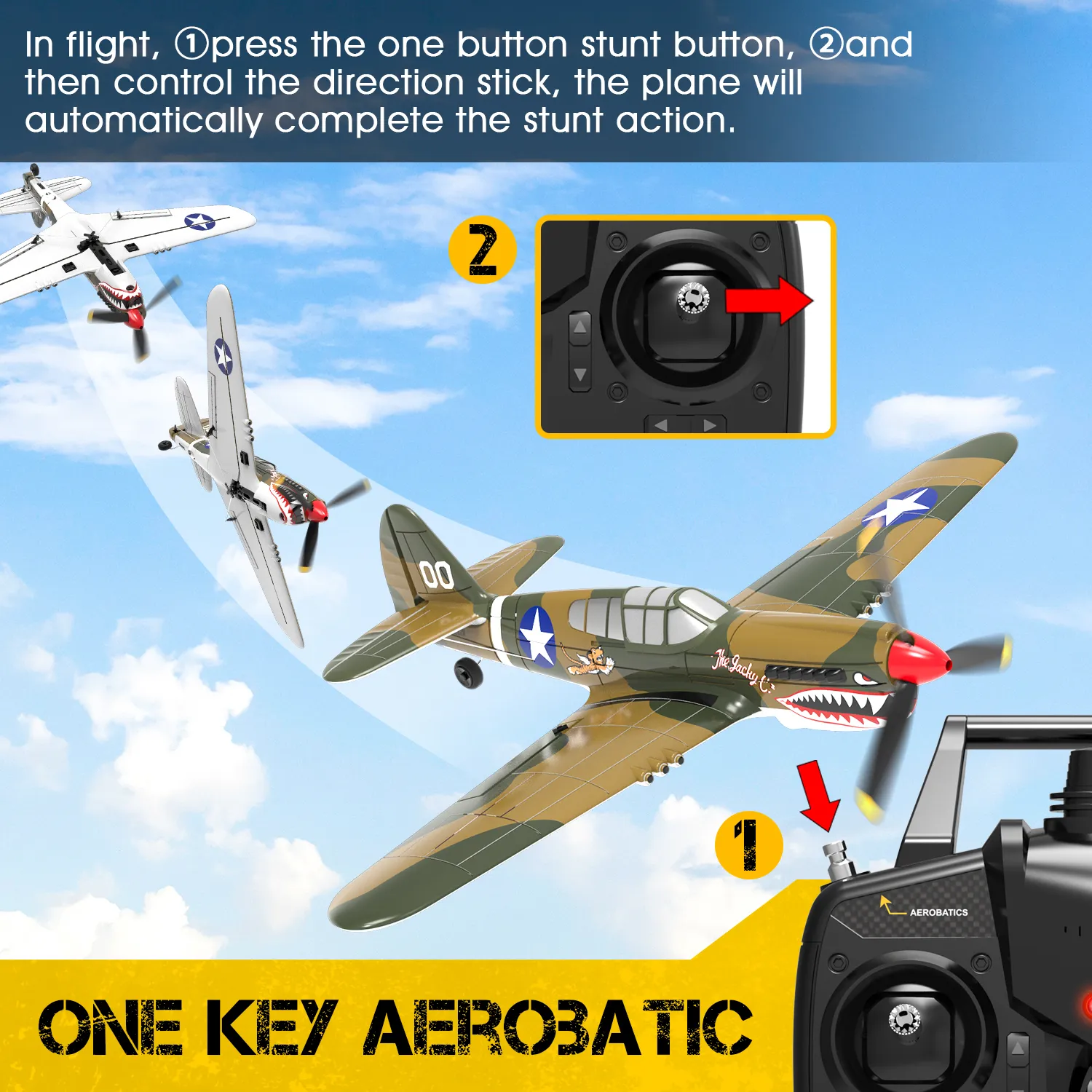 Avion télécommandé P40 – Image 4