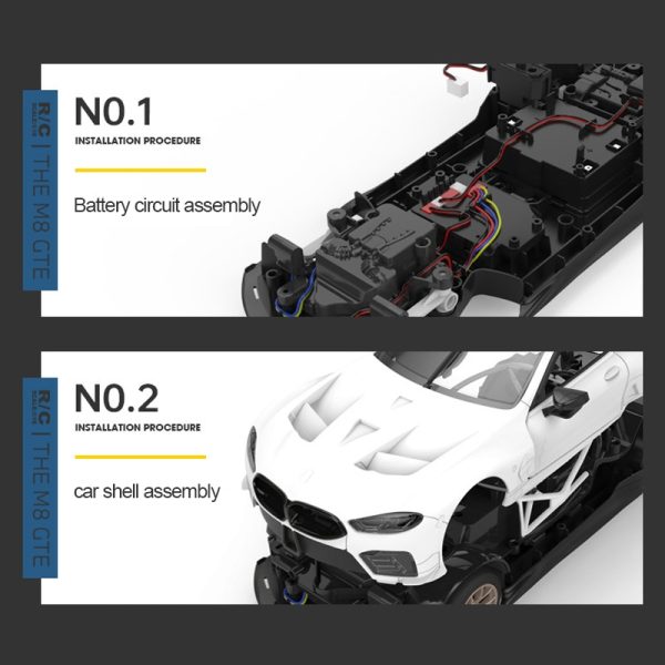 Voiture télécommandée - BMW M8 GTE 1/18 – Image 3