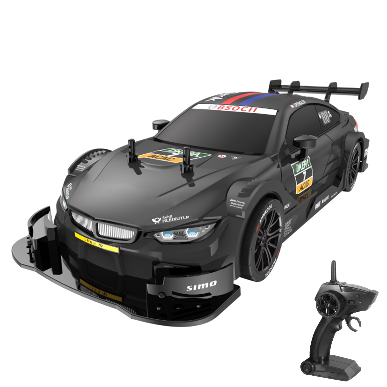 Voiture télécommandée BMW M4 Noir 1/16