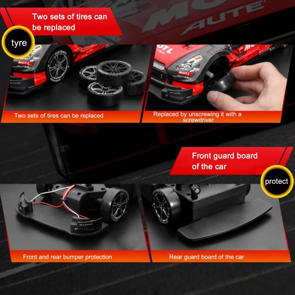 Voiture télécommandée BMW M4 Noir 1/16 – Image 5