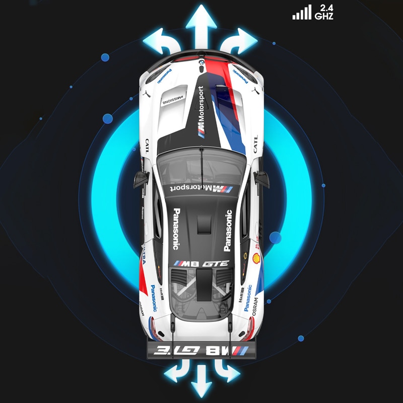 Voiture télécommandée - BMW M8 GTE 1/18 – Image 5