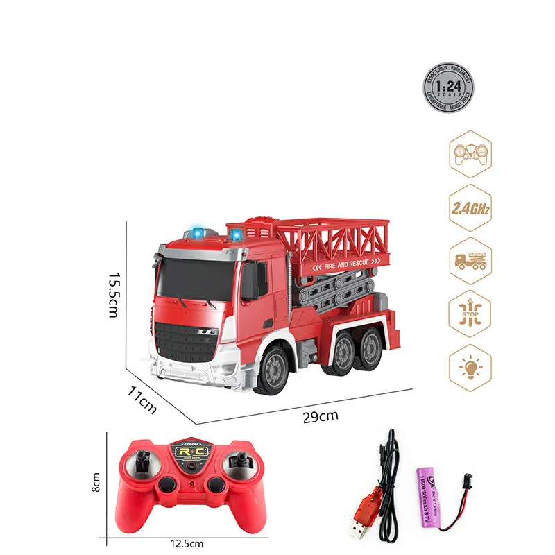 Camion télécommandé EPA de pompier 1/24 – Image 3