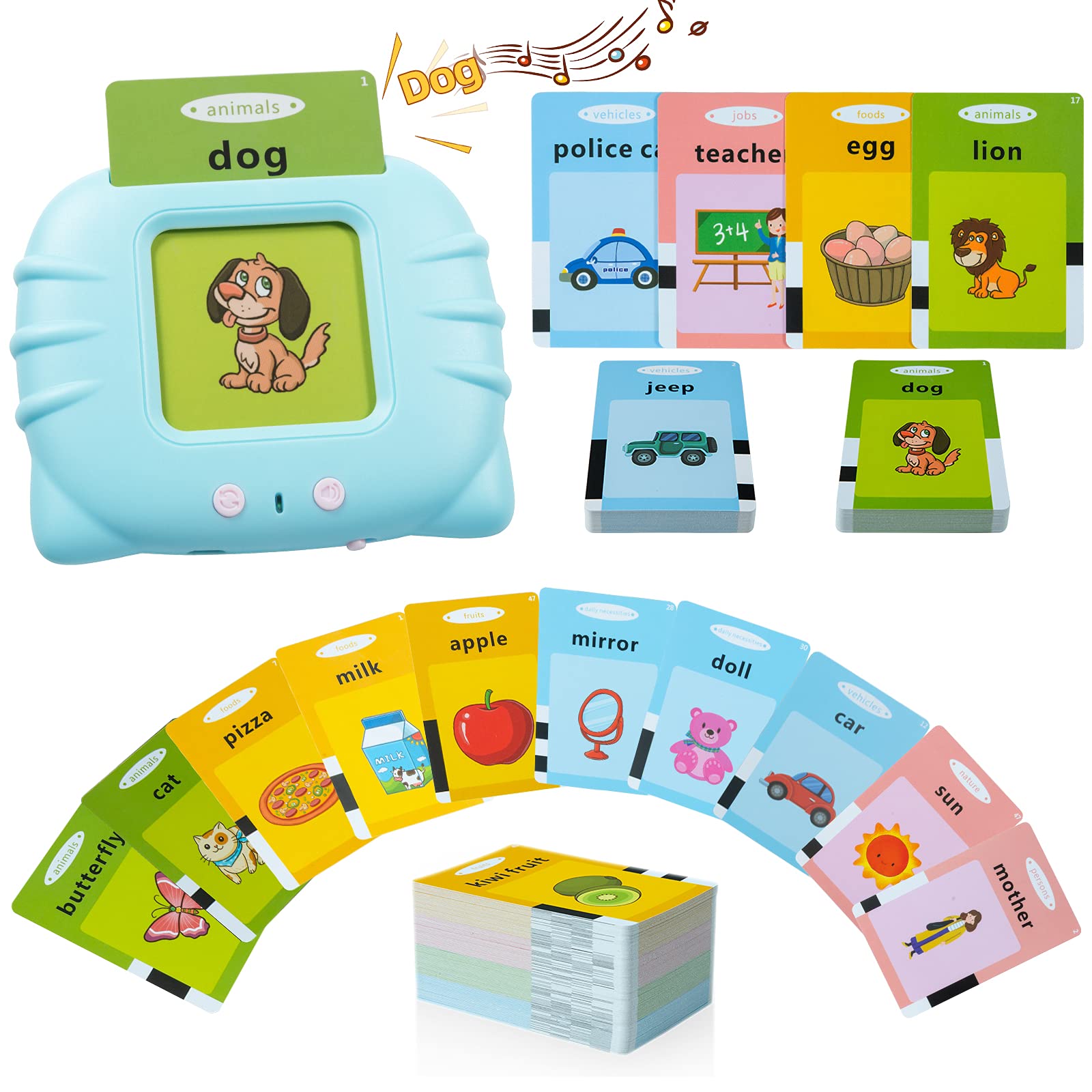 Jouets éducatifs - Cartes Flash parlantes Langue anglaise – Image 7