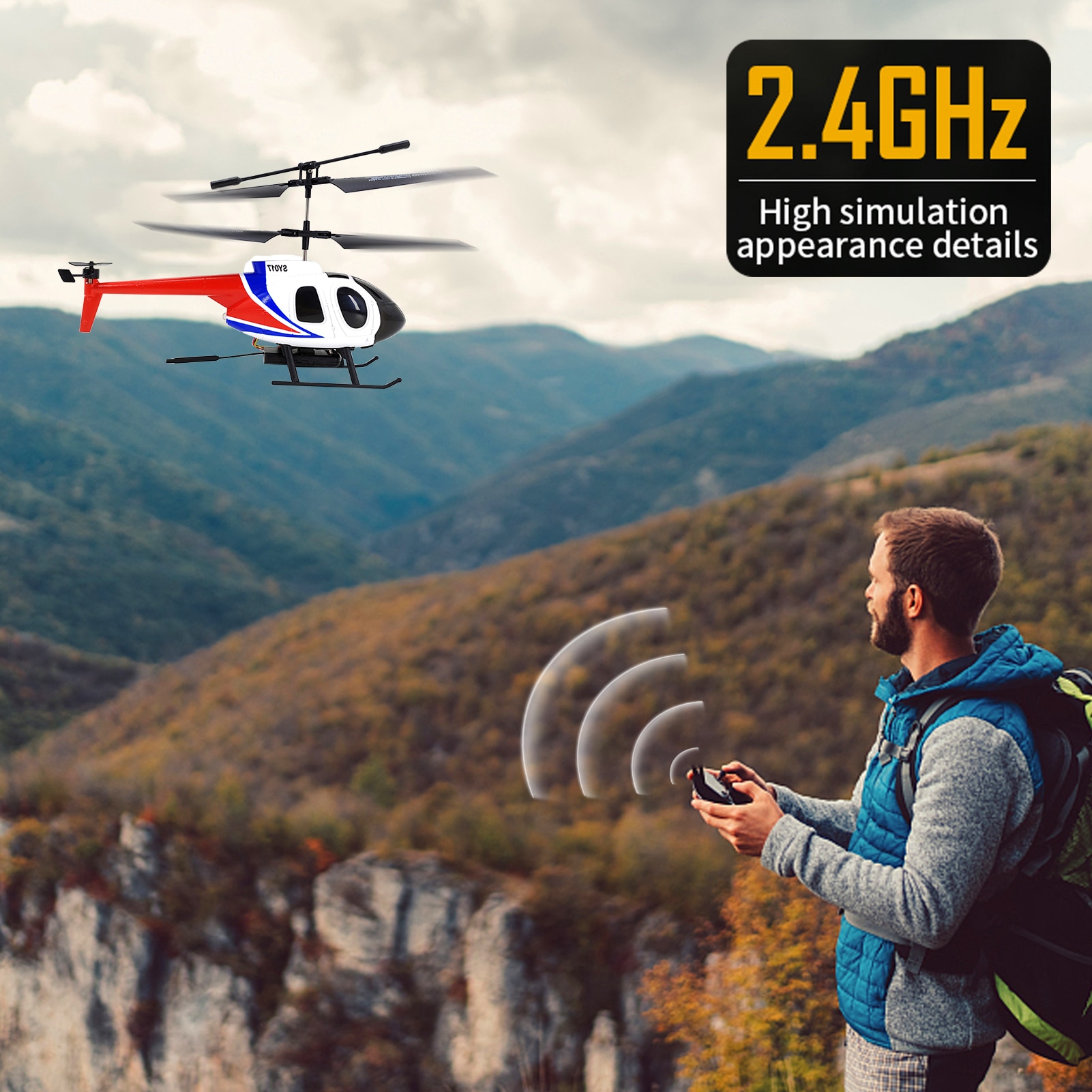 Avion télécommandé Hélicoptère SY017 – Image 2