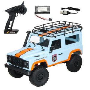 Voiture Télécommandée Land Rover Bleu 1/12