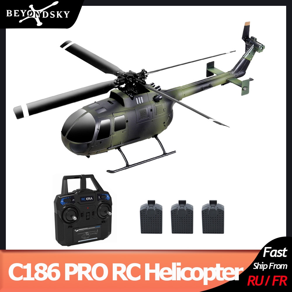 Avion télécommandé - Hélicoptère C186 Pro 6 ailes – Image 2