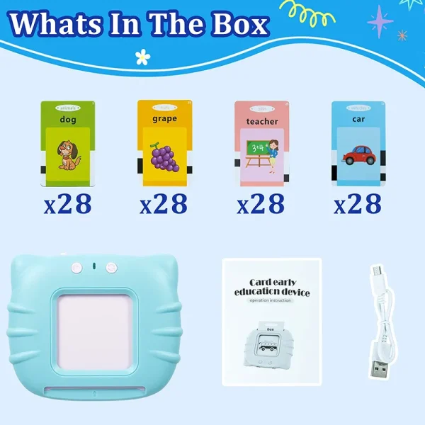 Jouets éducatifs - Cartes Flash parlantes Langue anglaise – Image 5