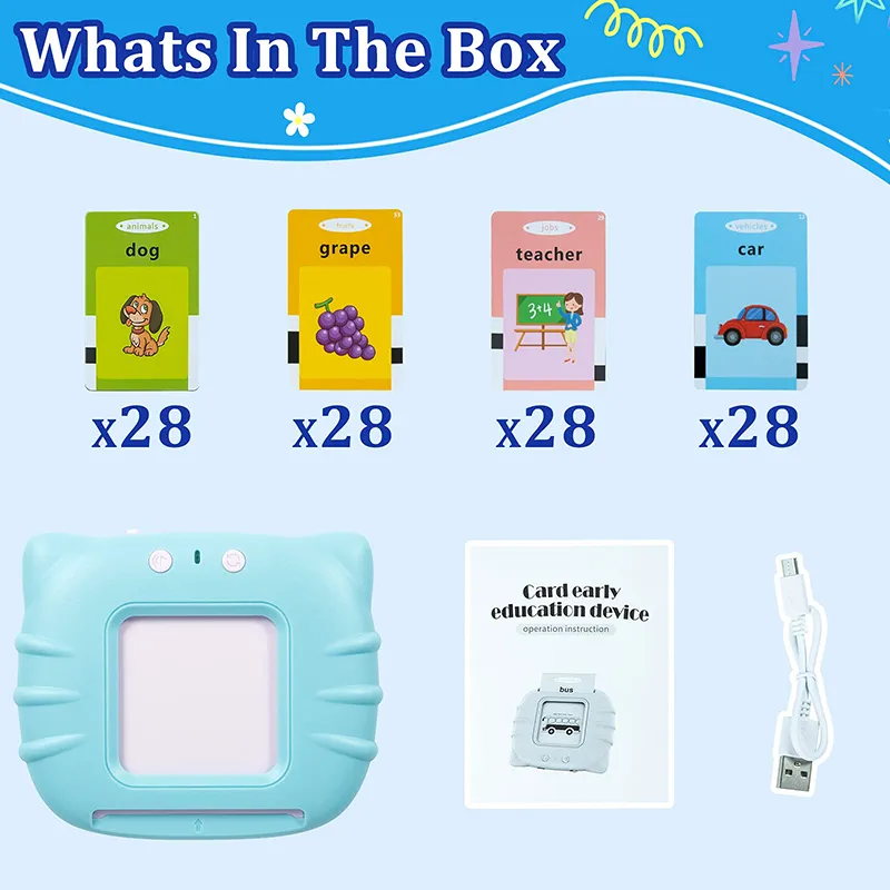 Jouets éducatifs - Cartes Flash parlantes Langue anglaise – Image 5