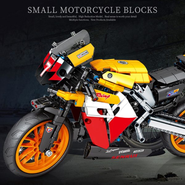 Orange Speed S6 compatible avec briques LEGO Technic – Image 2