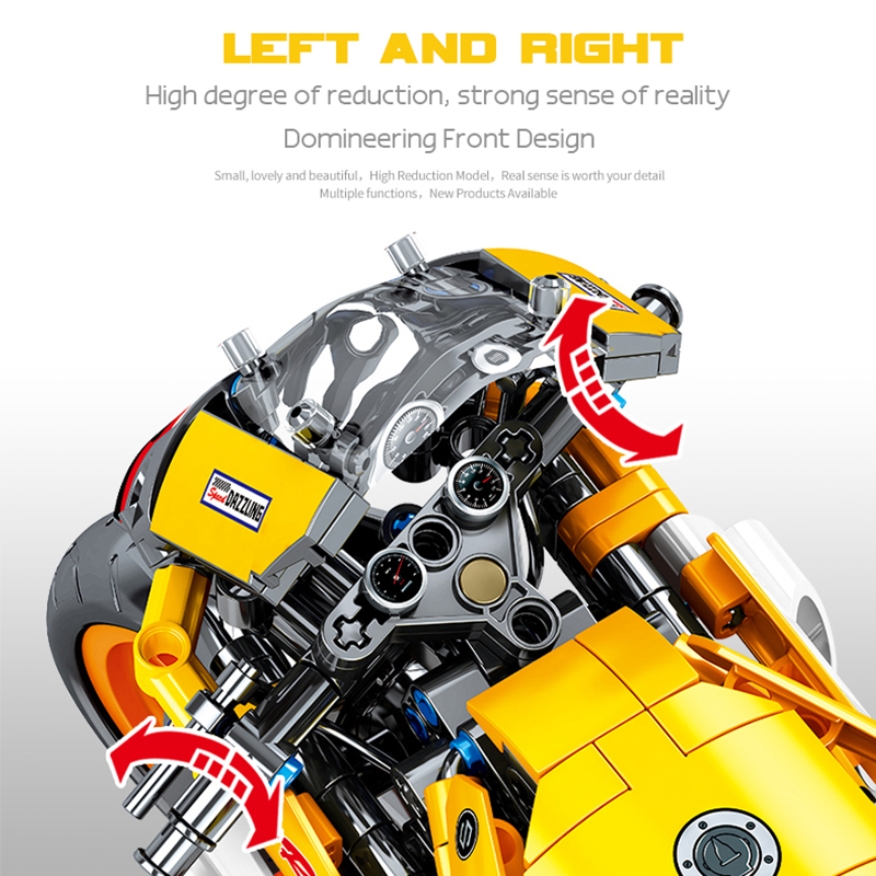 Orange Speed S6 compatible avec briques LEGO Technic – Image 4