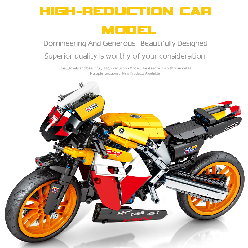 Orange Speed S6 compatible avec briques LEGO Technic – Image 5